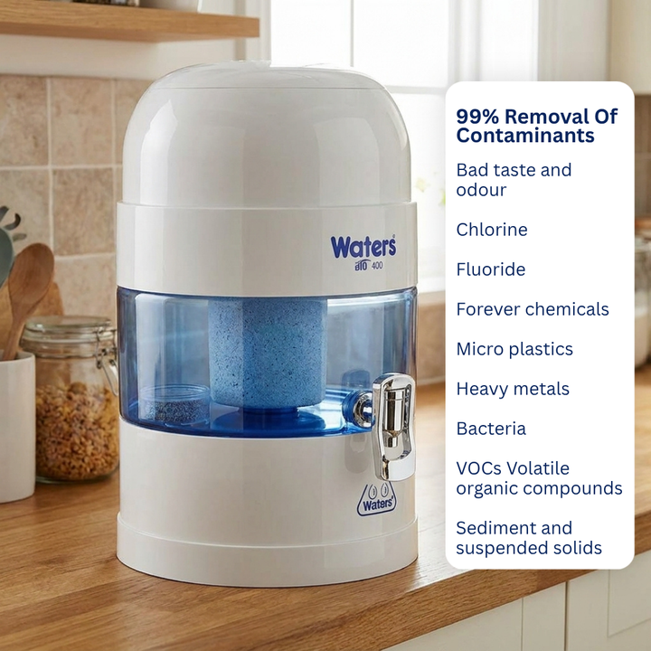 BIO 400 MAX Grey 7 Litre Bench Top Water Filter