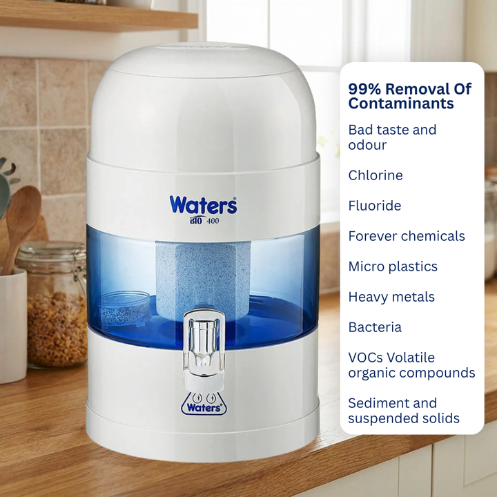 BIO 400 MAX Grey 7 Litre Bench Top Water Filter