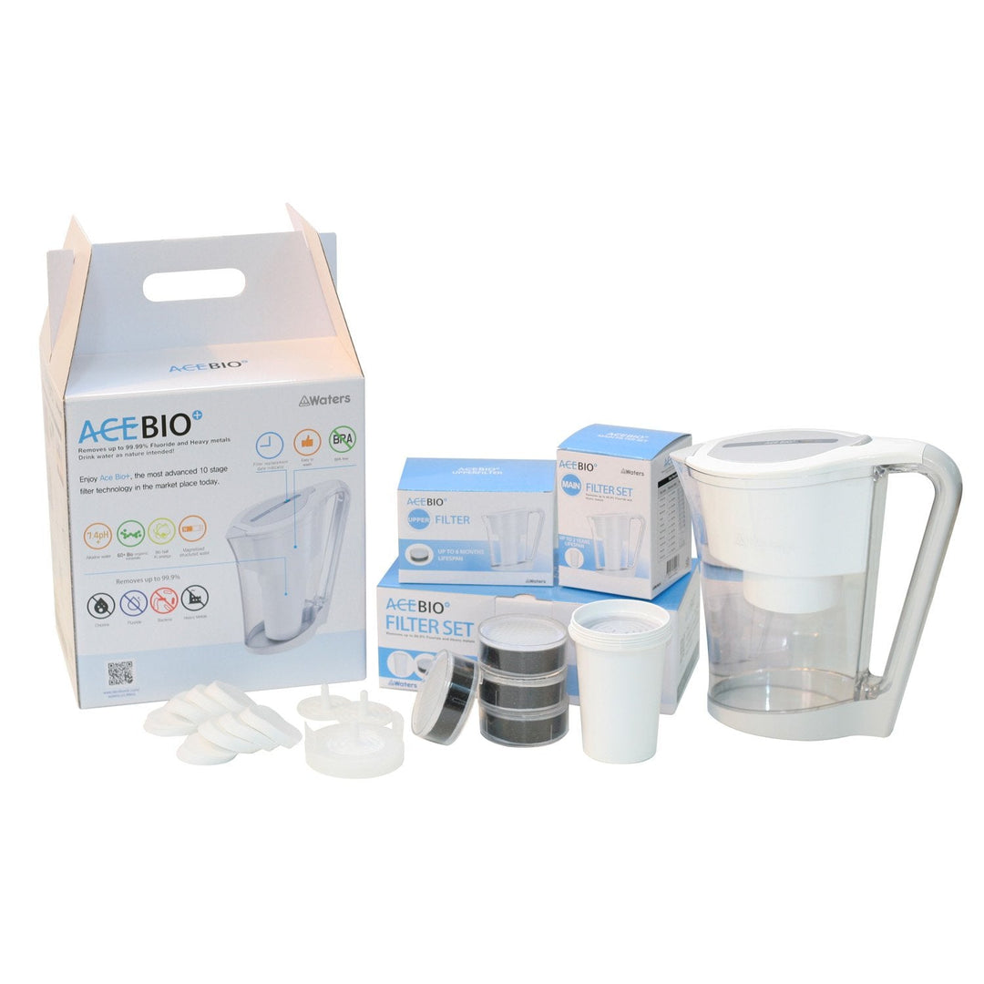 AceBio+ 1.0 Litre Alkaline Mineral Water Filter Jug